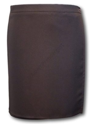 Traditional Brown Pleated Wrap Around Games Skirt - 36"