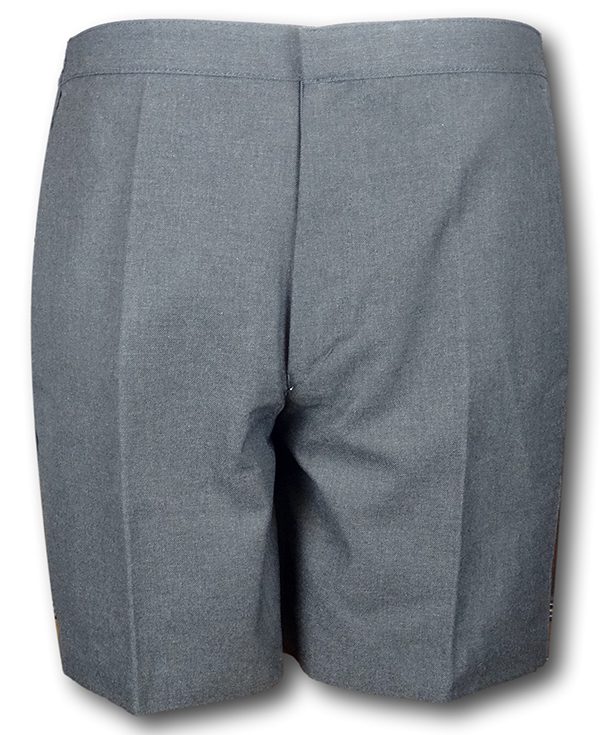 Exclusive - 'David Luke' Grey Classic Polyester Shorts With A White ...