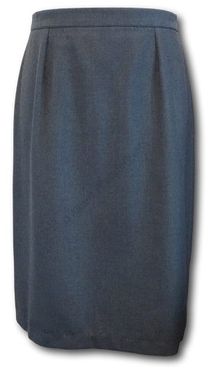 Traditional Grey Straight School Skirt - 34"