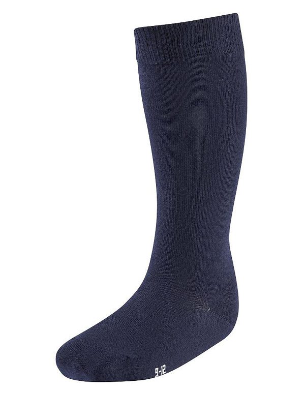 Cotton Rich Straight Pull Knee Length Socks In Many Colours | Albert ...