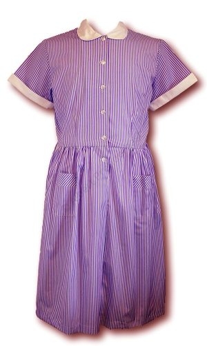 Traditional Lilac Candy Stripe Summer Dress Albert Prendergast