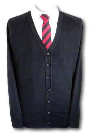Black Girls School Uniform Cardigan