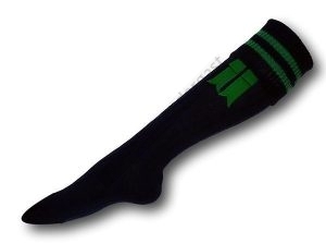 Boy Scout 4 Ply Navy Blue Knee Length Socks With Green Trim