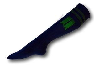 Boy Scout 4 Ply Royal Blue Knee Length Socks With Green Trim