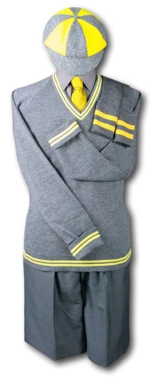 Complete Solid School Uniform With Cap & NO Blazer