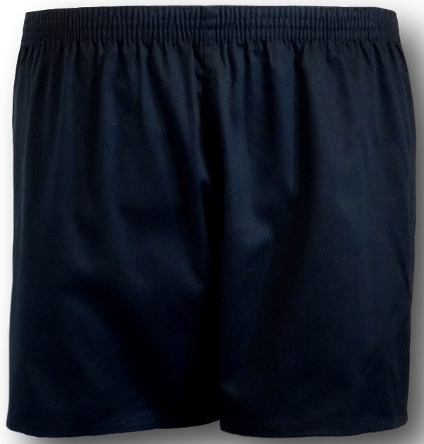 Cotton P.E. Shorts In Royal Blue Or Black | Albert Prendergast