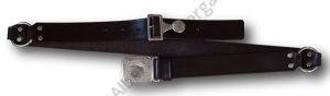 Girl Guide Traditional Leather Belt With 2 Part Nickel Alloy Buckle