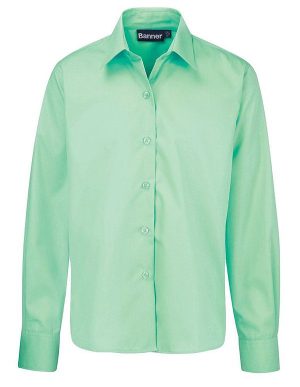 Green Collared Blouse - Long & Short Sleeve