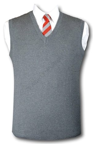 Grey Cotton Slipover / Tank Top