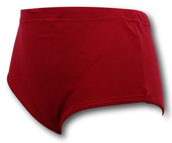 Maroon Double Gusset Girls School Knickers by David Luke