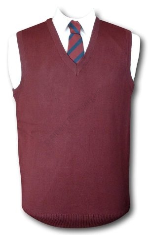 Maroon Cotton Slipover / Tank Top