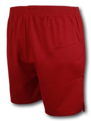 Maroon Traditional Twill P.E. & Games Shorts In By 'David Luke'