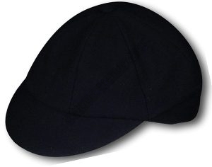 Navy Blue Wool Flannel School Cap