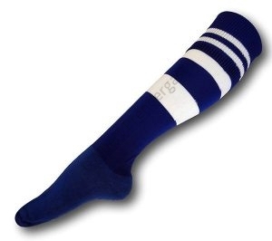 Royal & White Rugby Socks - 'Noone' Brand From Australia. Size 8-11