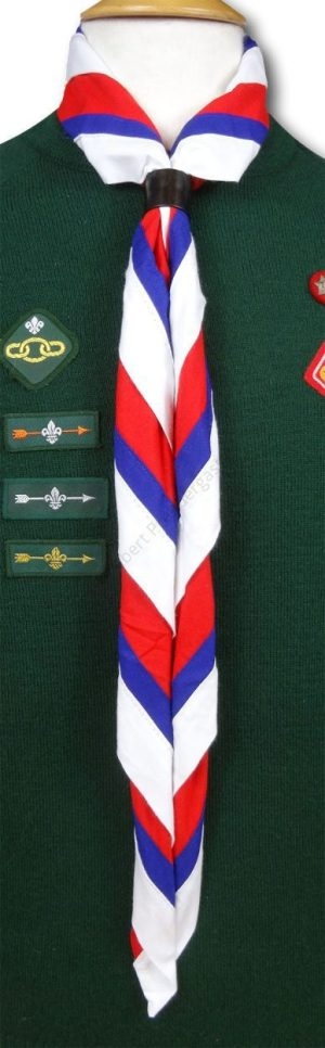 Cub & Scout Necker In Red With White & Blue Border