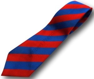 Royal & Red Broad Stripe School Tie