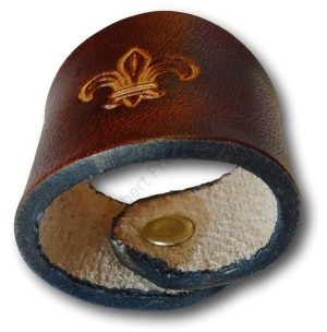 Traditional Boy Scout Leather Woggle