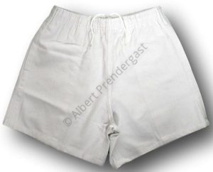 White Tie Cord Rugby Shorts