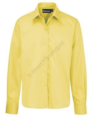 Yellow Collared Blouse - Long & Short Sleeve