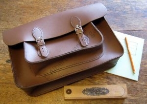 Traditional Brown Leather School Satchel
