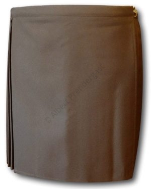 Brown Wrap Around & Pleated P.E. & Games Skirt