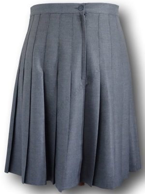 Sewn Down Knife Pleat School Skirt - 3 Colours
