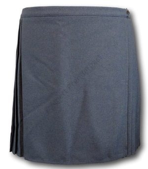 Grey Wrap Around & Pleated P.E. & Games Skirt