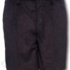Navy Blue 'Classic' Corduroy Short Trousers With An Elasticated Back By 'David Luke' - Image 2
