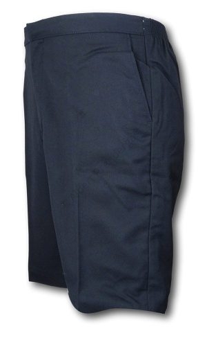 'David Luke' Dark Navy Blue Polyester Viscose Short Trousers