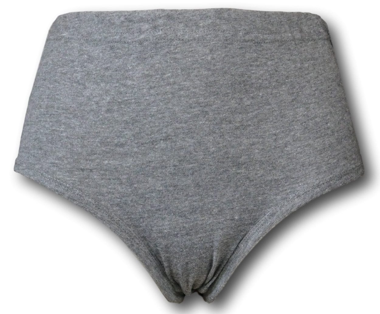 Grey Double Gusset Girls School & Gym Knickers by David Luke