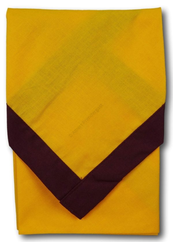Cub & Scout Necker In Orange With Maroon Border - Image 2