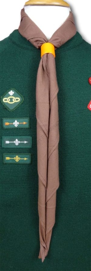 Cub & Scout Necker In Solid Brown