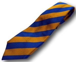 Royal & Gold Broad Stripe School Tie