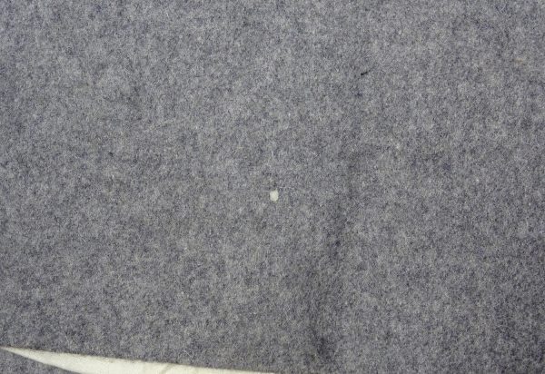 Grey Wool Flannel Short Trousers With A Button Fly 36" (Small Hole) - Image 4