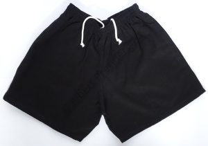 Black Tie Cord Rugby Shorts